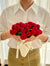 Crochet red rose Bouquet Blanket,gift for her