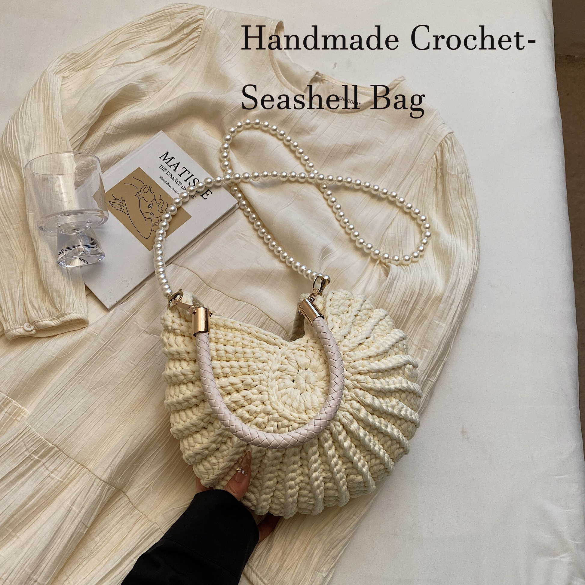 Handmade Crochet Seashell Bag – NeedleNova